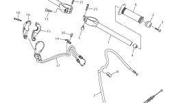 Steering Handle Cable для мотоцикла YAMAHA YZFR1 (YZFR1FL)2015 г. 
