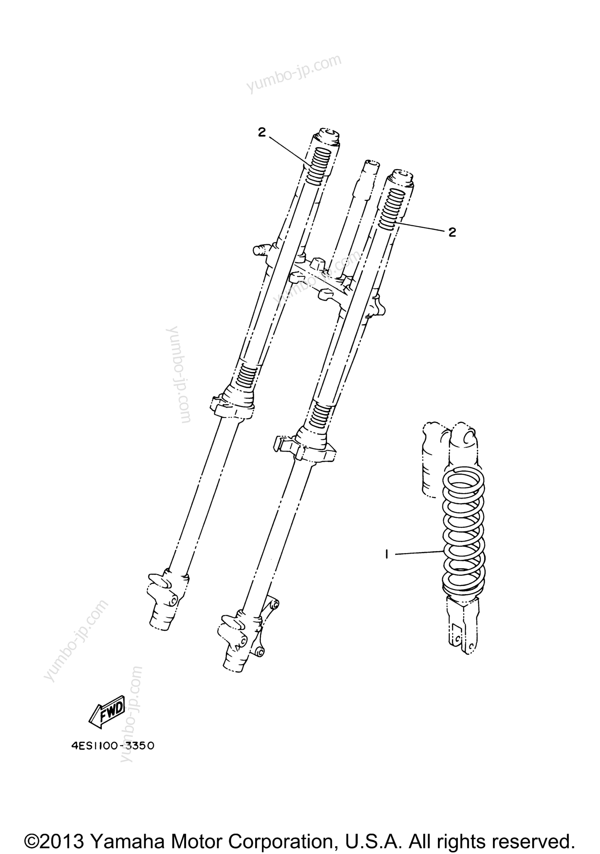 Alternate For Chassis for motorcycles YAMAHA YZ85 (YZ85Z) 2010 year