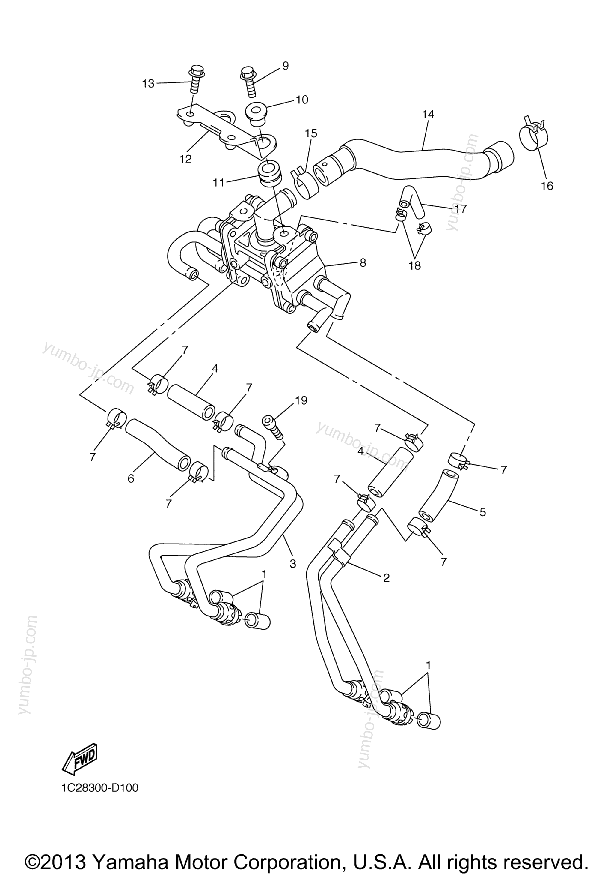 Air Induction System для мотоциклов YAMAHA FZ1 (FZS1TC) CA 2005 г.