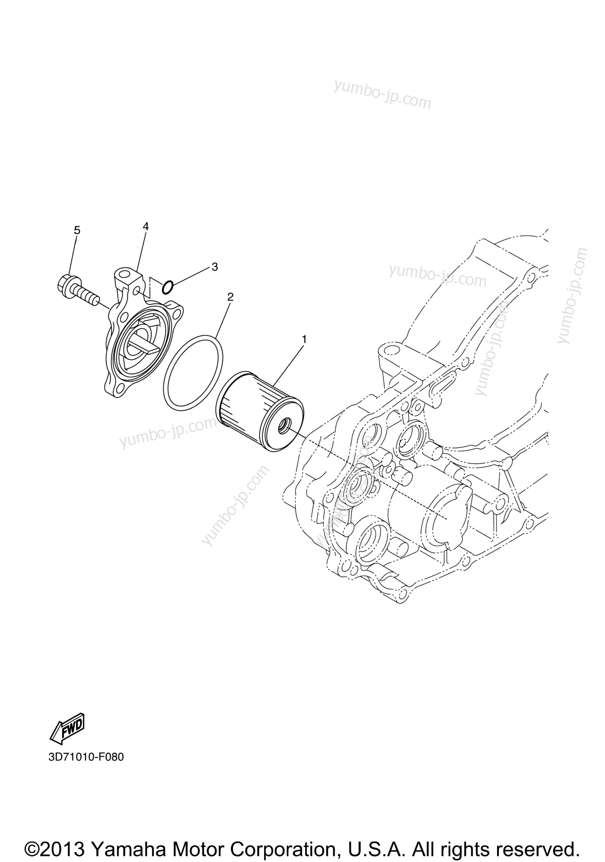 Oil Cleaner для мотоциклов YAMAHA WR250X (WR25XXL) 2008 г.