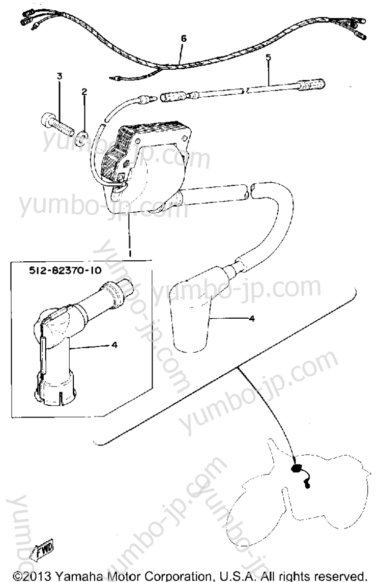 Electrical for motorcycles YAMAHA TT500F 1979 year