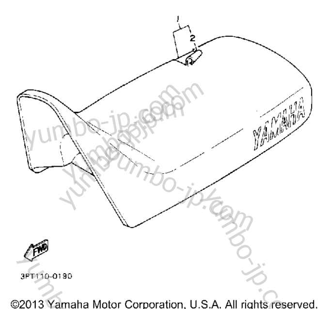 SEAT for motorcycles YAMAHA Y-ZINGER (PW50D) 1992 year