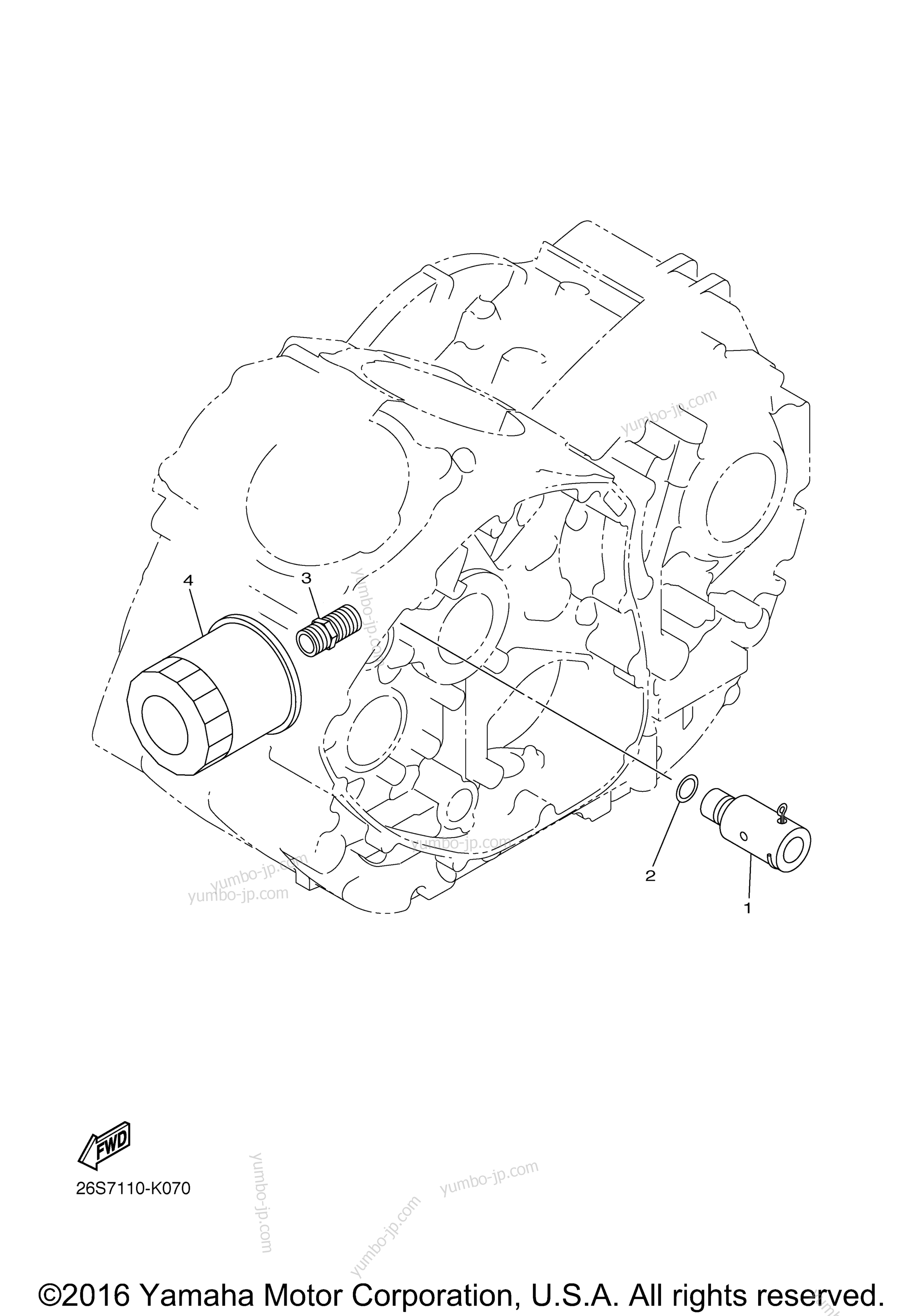 Oil Cleaner для мотоциклов YAMAHA SR950 (SCR95HCR) CA 2017 г.