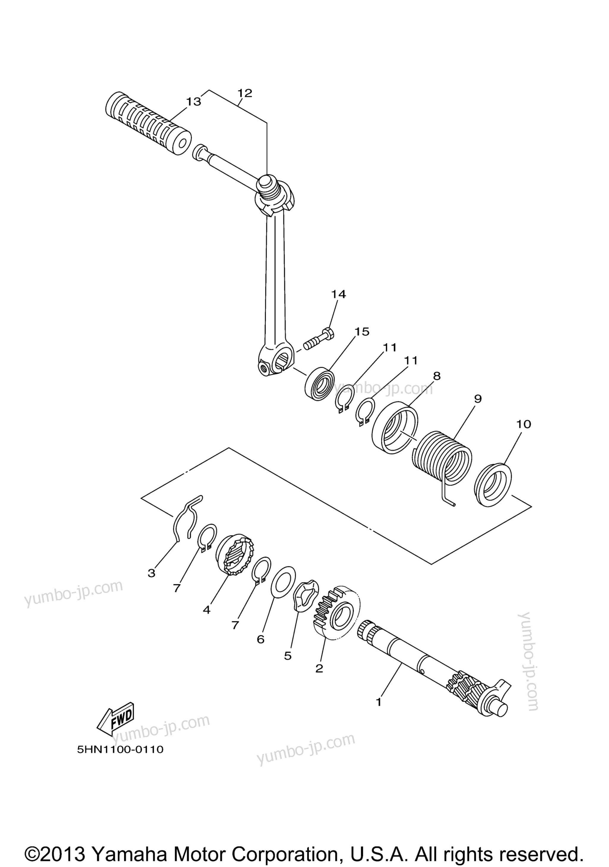 STARTER для мотоциклов YAMAHA TTR90E (TTR90ES) 2004 г.