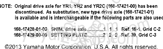 Transmission (Notes Only) for motorcycles YAMAHA YR2 1968 year