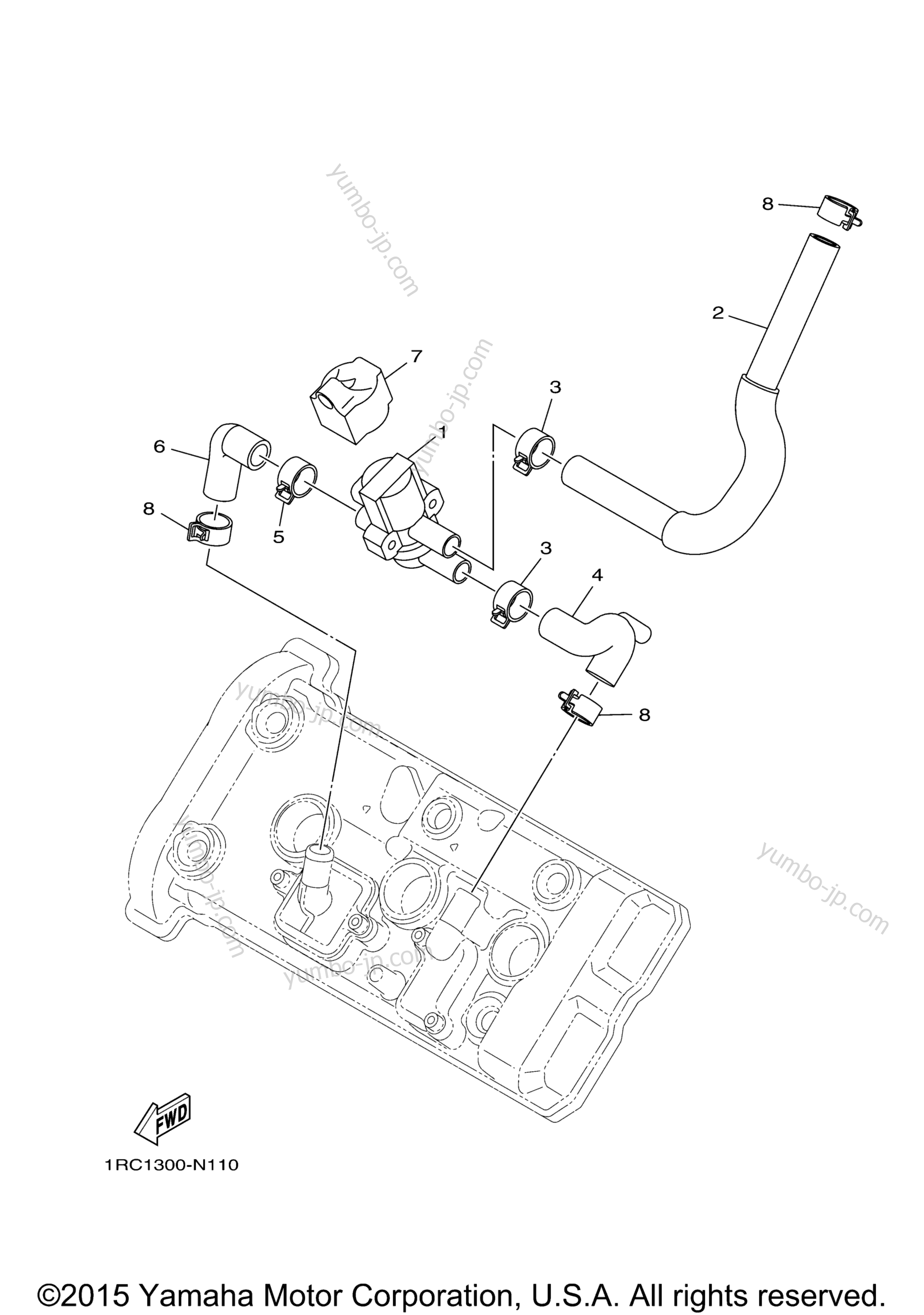 Air Induction System для мотоциклов YAMAHA FZ09 (FZ09GCB) CA 2016 г.