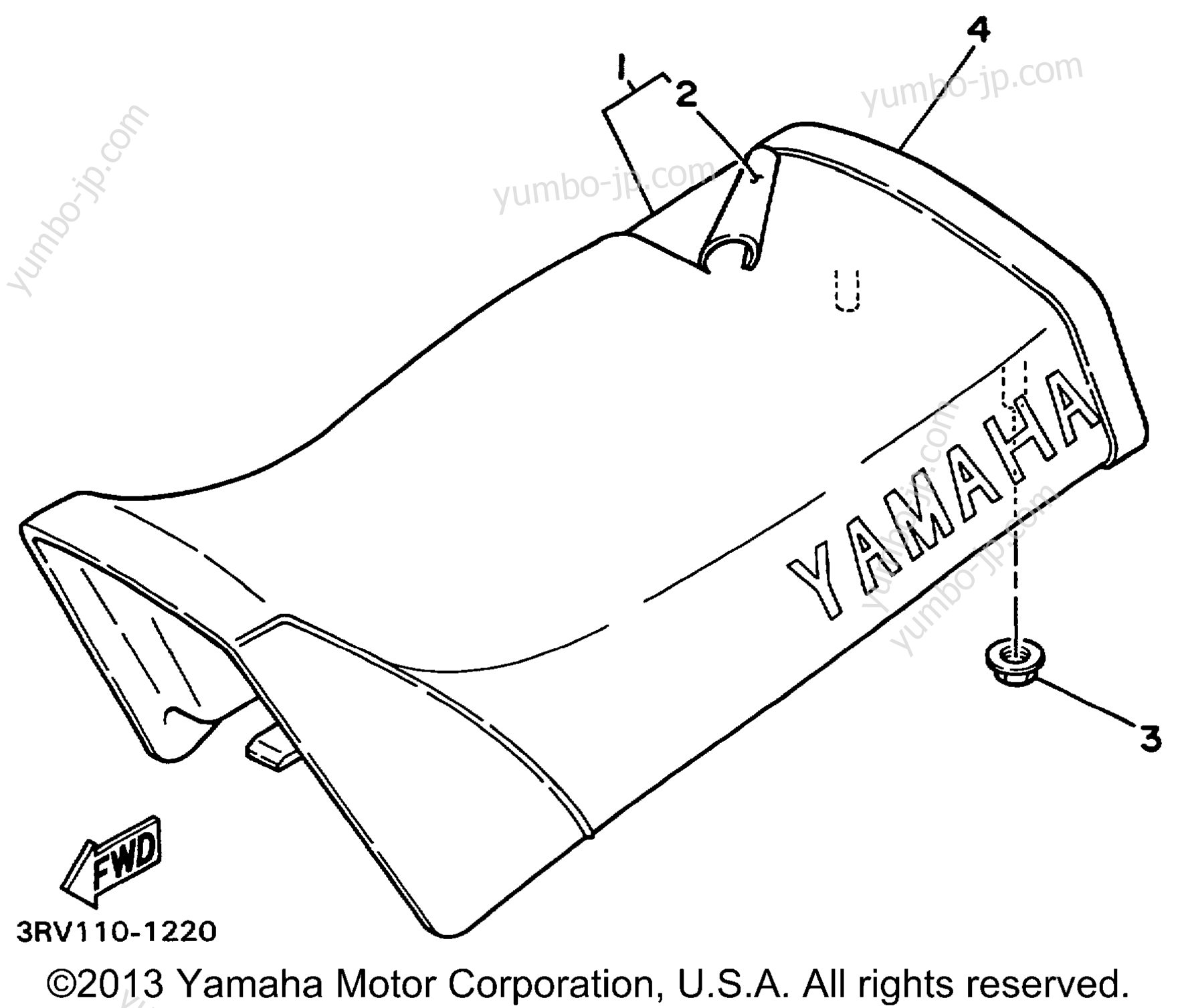 SEAT для мотоциклов YAMAHA PW80 (PW80L1) 1999 г.