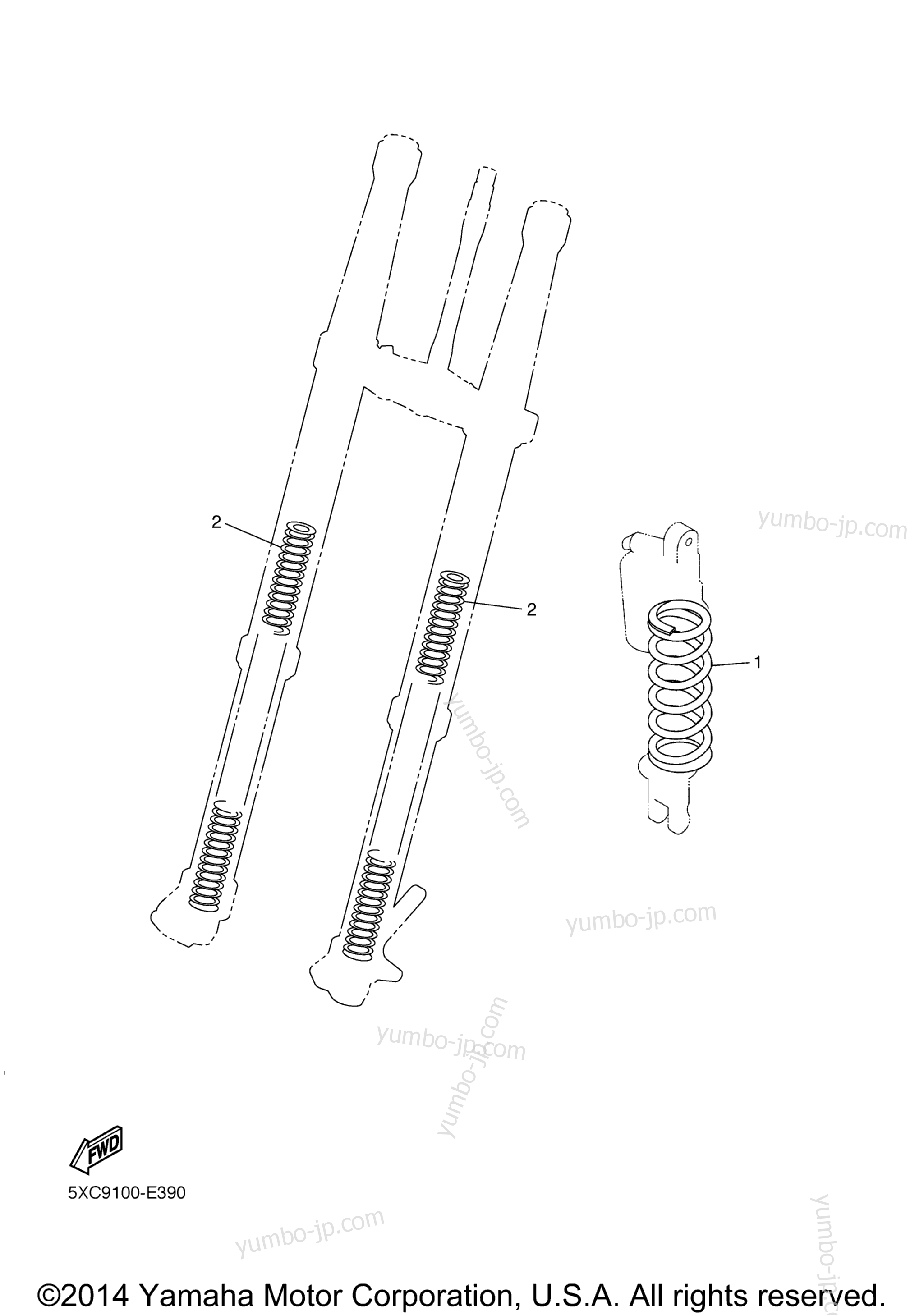 Alternate For Chassis for motorcycles YAMAHA YZ450F (YZ450FV) 2006 year