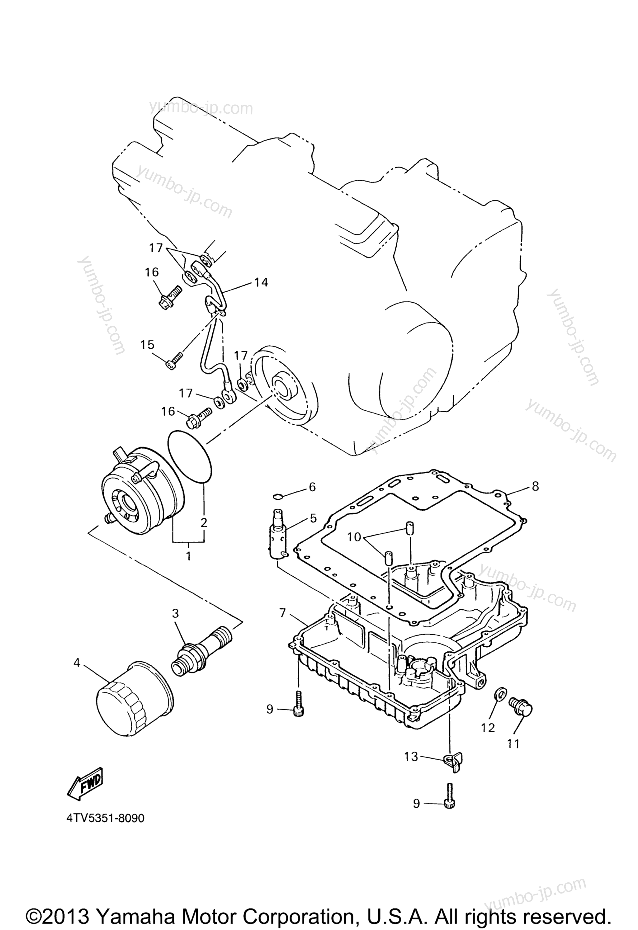 OIL COOLER for motorcycles YAMAHA YZF600R (YZF600RW) 2007 year