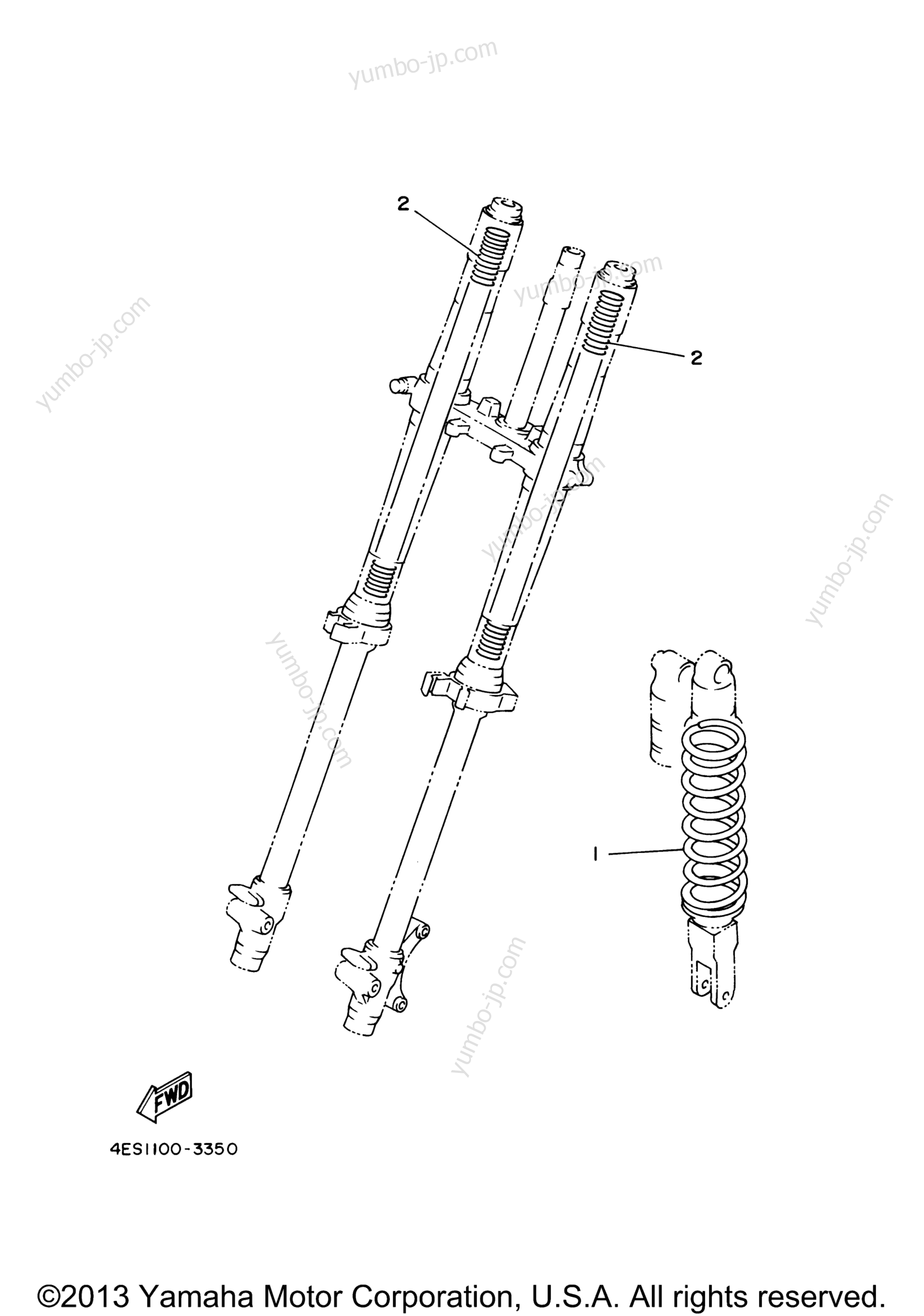 Alternate For Chassis for motorcycles YAMAHA YZ85 (YZ85X) 2008 year