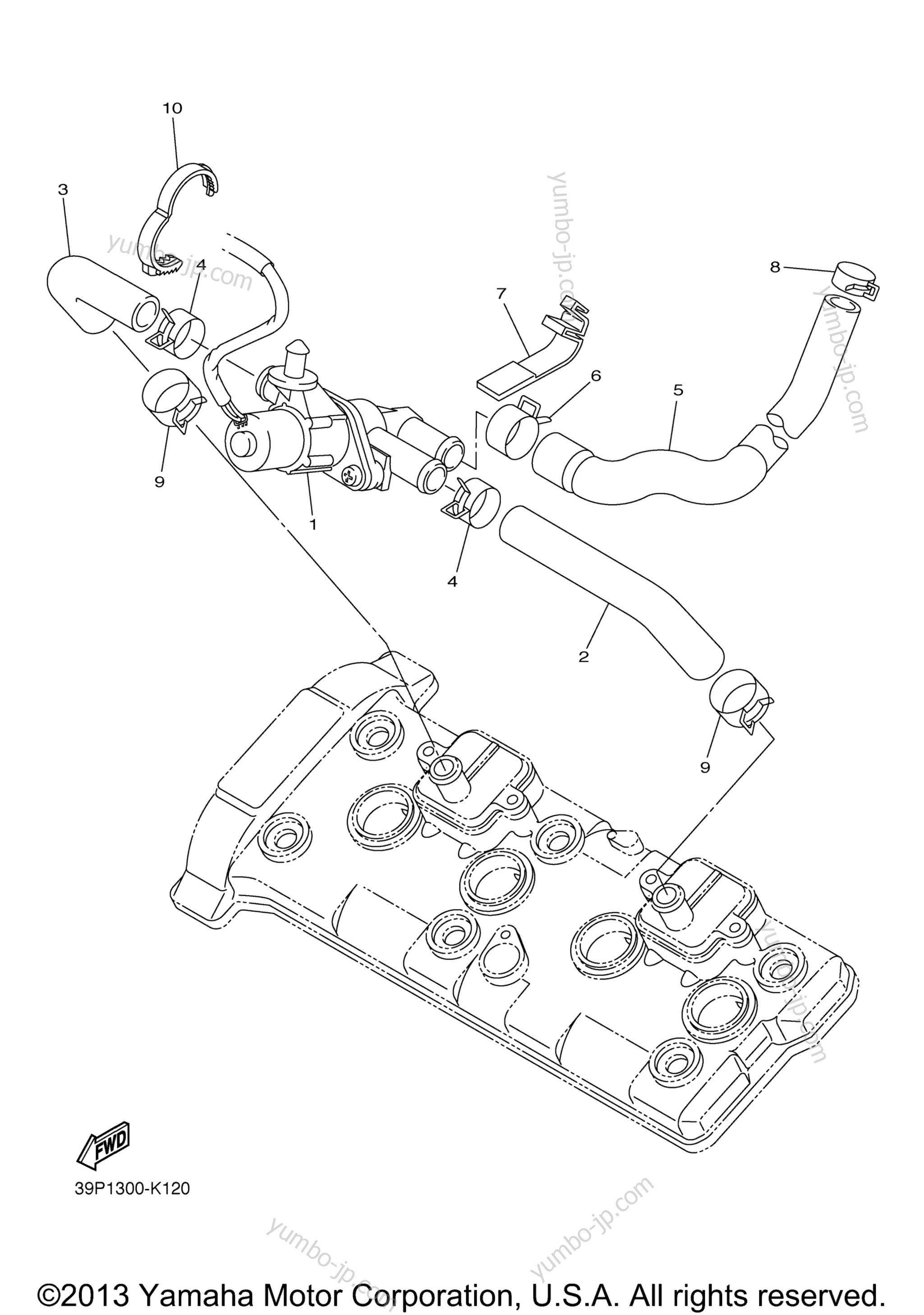 Air Induction System для мотоциклов YAMAHA FZ8 (FZ8NAB) 2011 г.