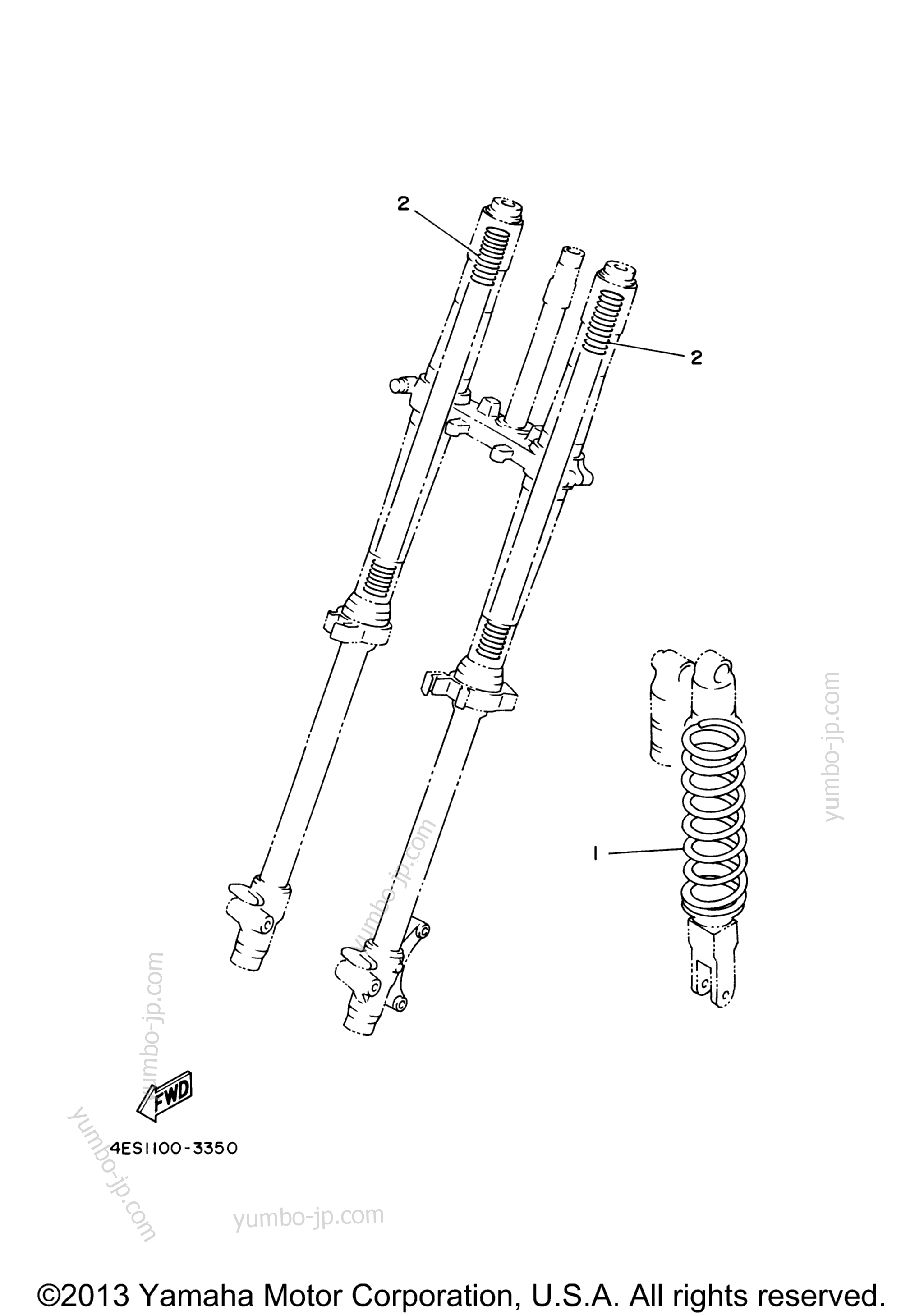 Alternate For Chassis для мотоциклов YAMAHA YZ85 (YZ85V) 2006 г.