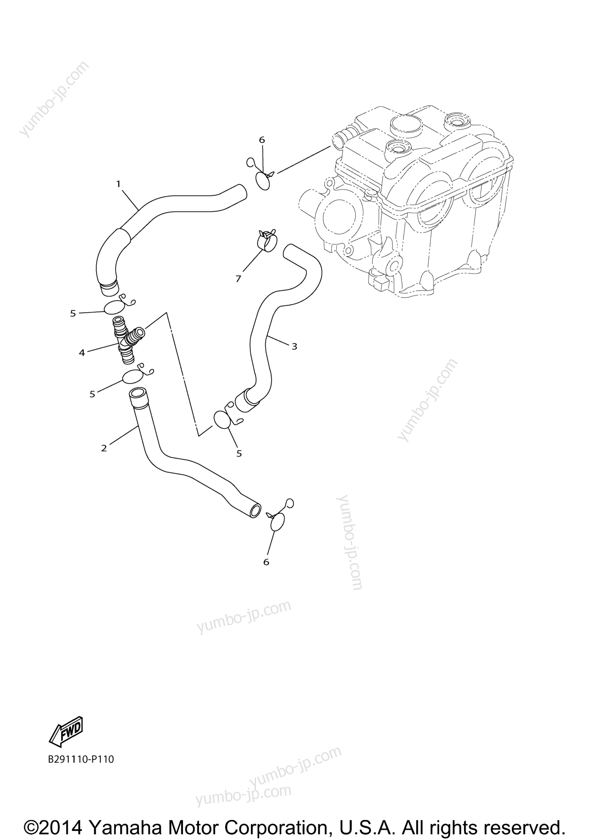 Air Induction System для мотоциклов YAMAHA YZ250FX (YZ250FXF) 2015 г.