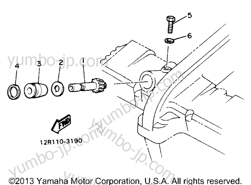 Tachometer Gear для мотоциклов YAMAHA XS400J 1982 г.