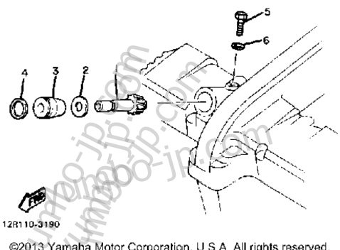 Tachometer Gear для мотоциклов YAMAHA XS400K 1983 г.