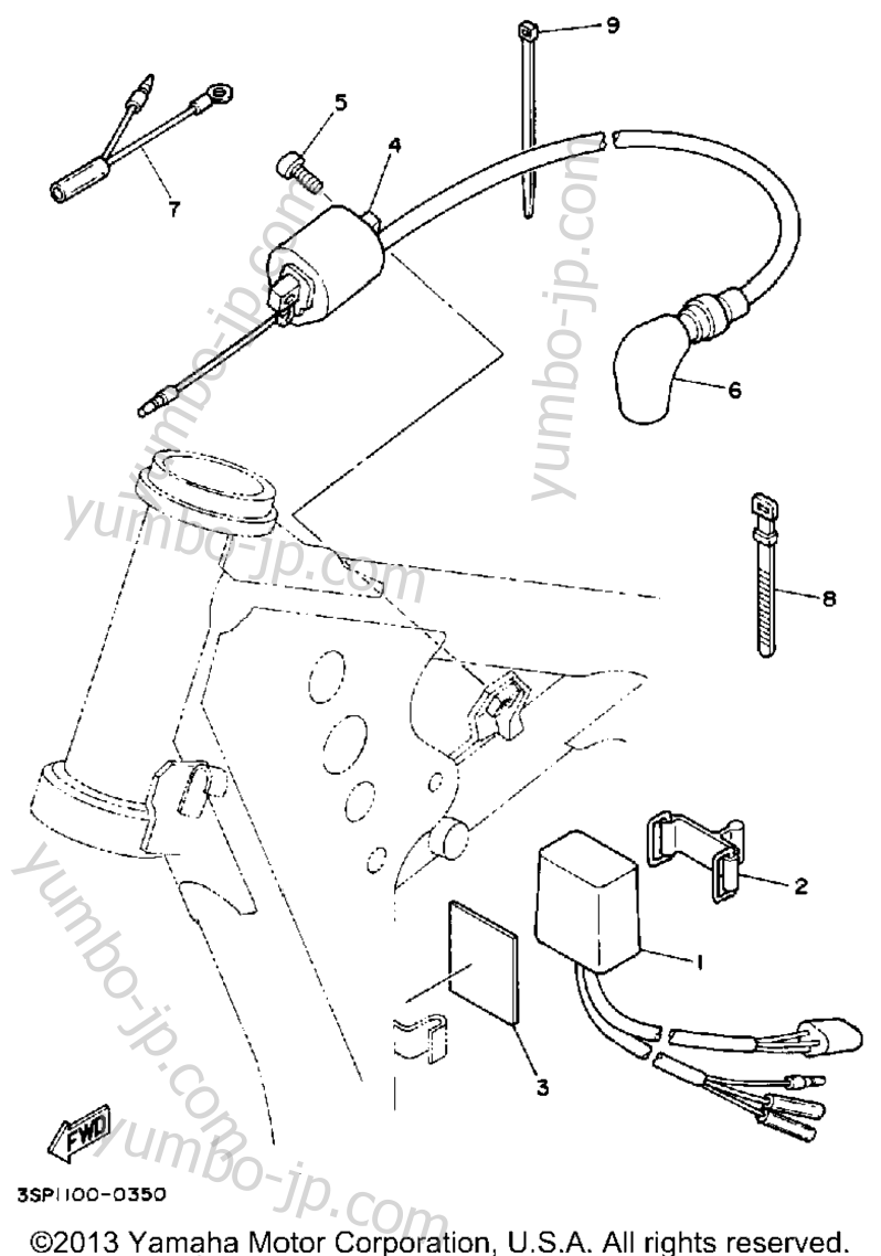 Electrical 1 для мотоциклов YAMAHA YZ250A 1990 г.