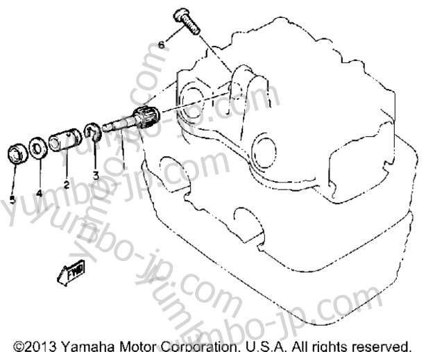 Tachometer Gear для мотоциклов YAMAHA XS400 (XS400H) 1981 г.