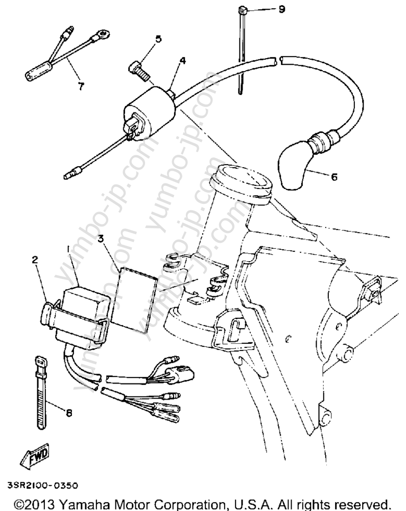 Electrical для мотоциклов YAMAHA YZ125A 1990 г.