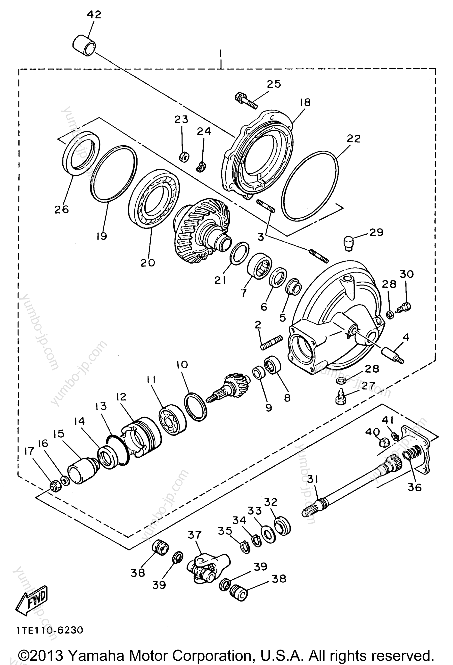 DRIVE SHAFT для мотоциклов YAMAHA VIRAGO 1100 (XV1100H) 1996 г.