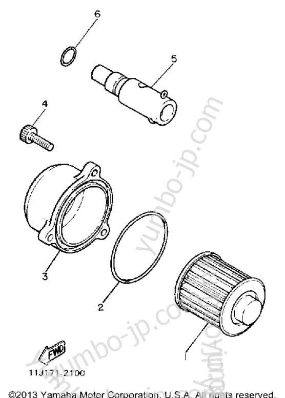 OIL FILTER для мотоциклов YAMAHA XZ550RJ 1982 г.