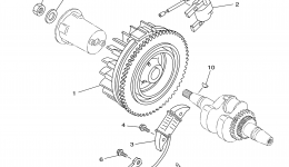 Tci Magneto для двигателя YAMAHA MZ360AAIL72007 г. 