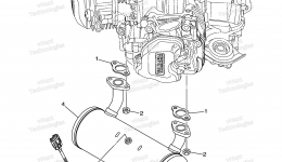 Body Fitting для двигателя YAMAHA MX825VJ7L62016 г. 
