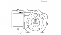 Emblem Label 2 для двигателя YAMAHA MZ360KHID32011 г. 