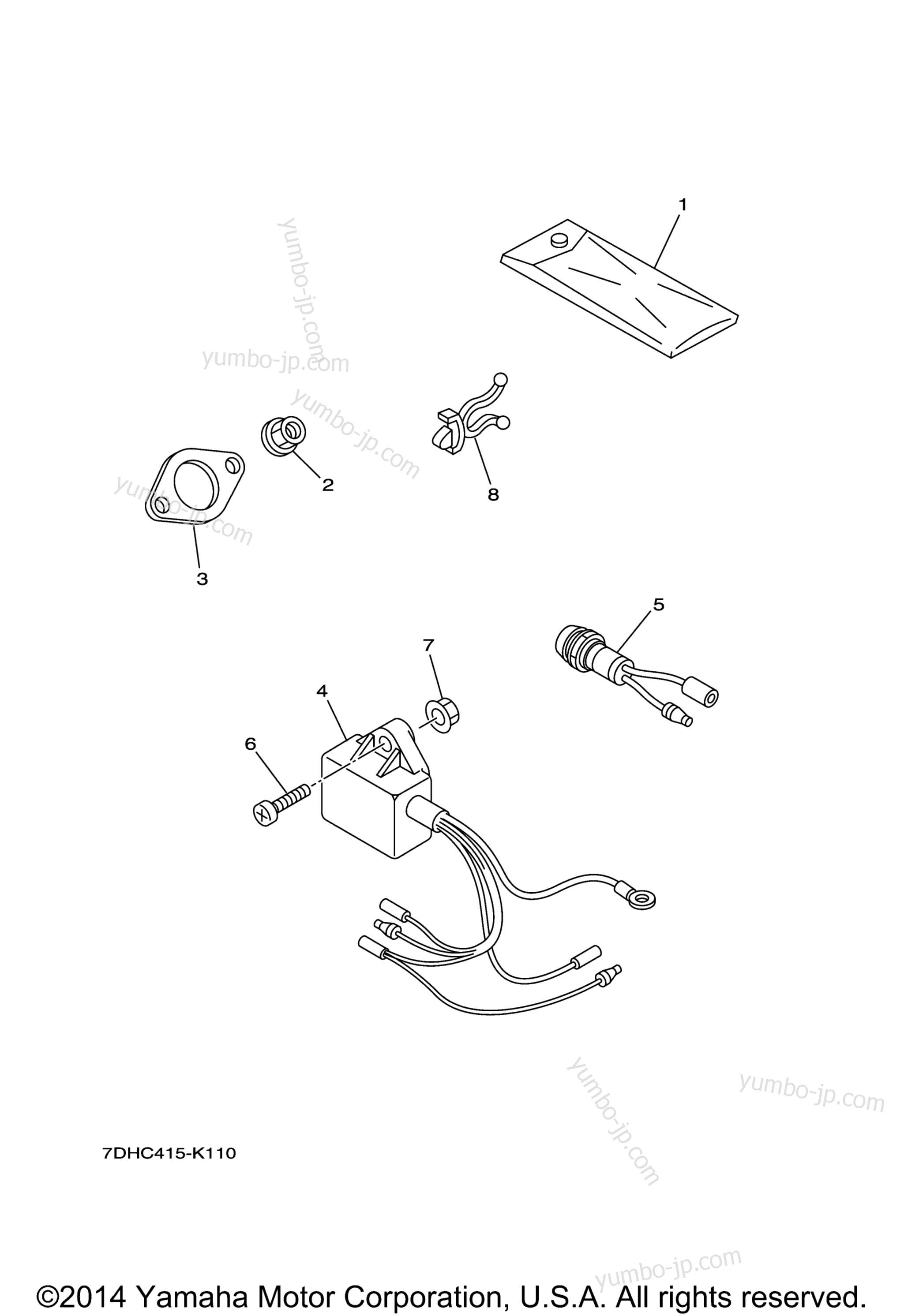 Body Fitting for multi purpose engines YAMAHA MZ200AAIA6 2011 year