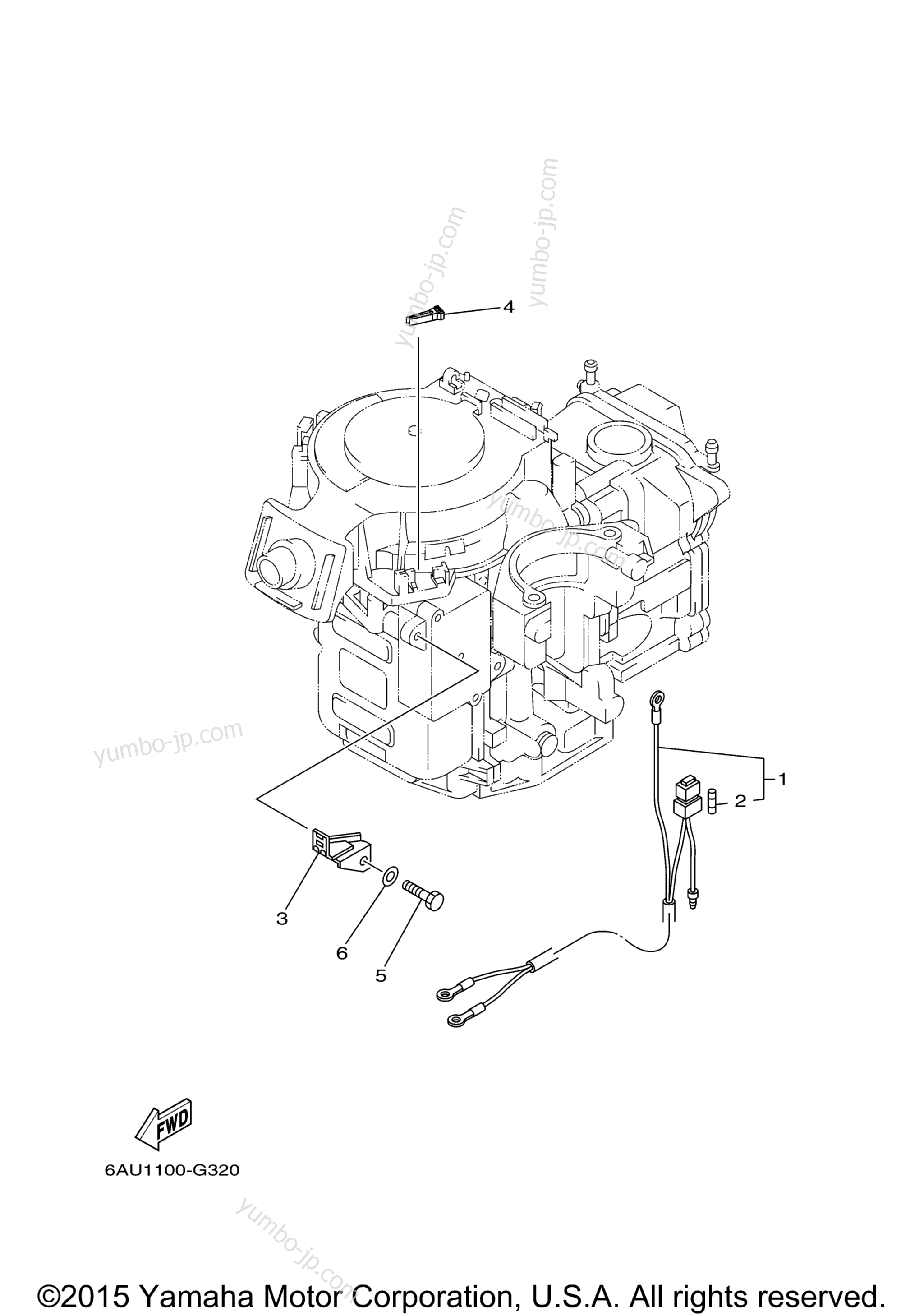 Optional Parts 2 для лодочных моторов YAMAHA F9.9LEB (0115) 2006 г.