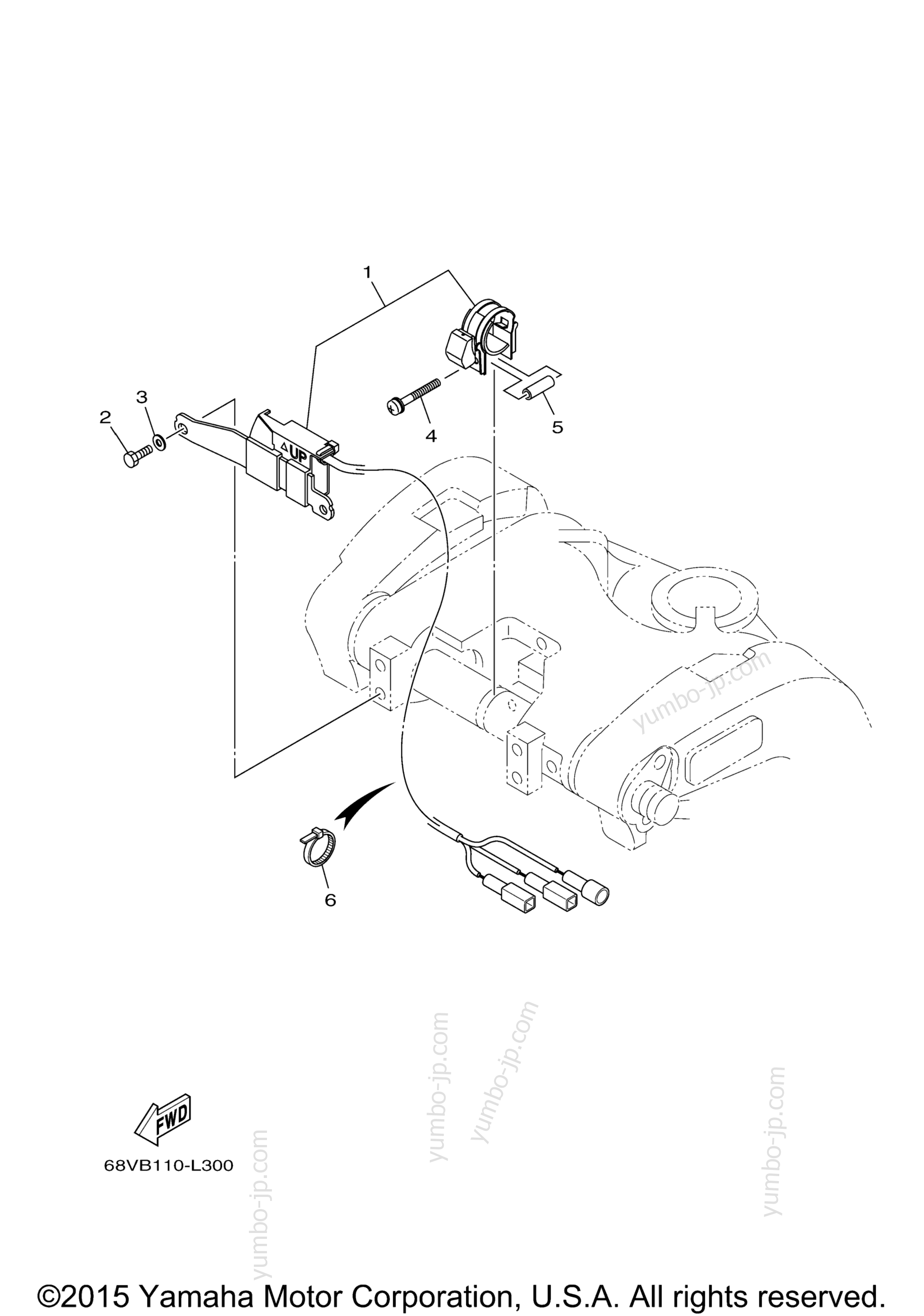 Optional Parts 2 for outboards YAMAHA LF200XB (0115) 2006 year