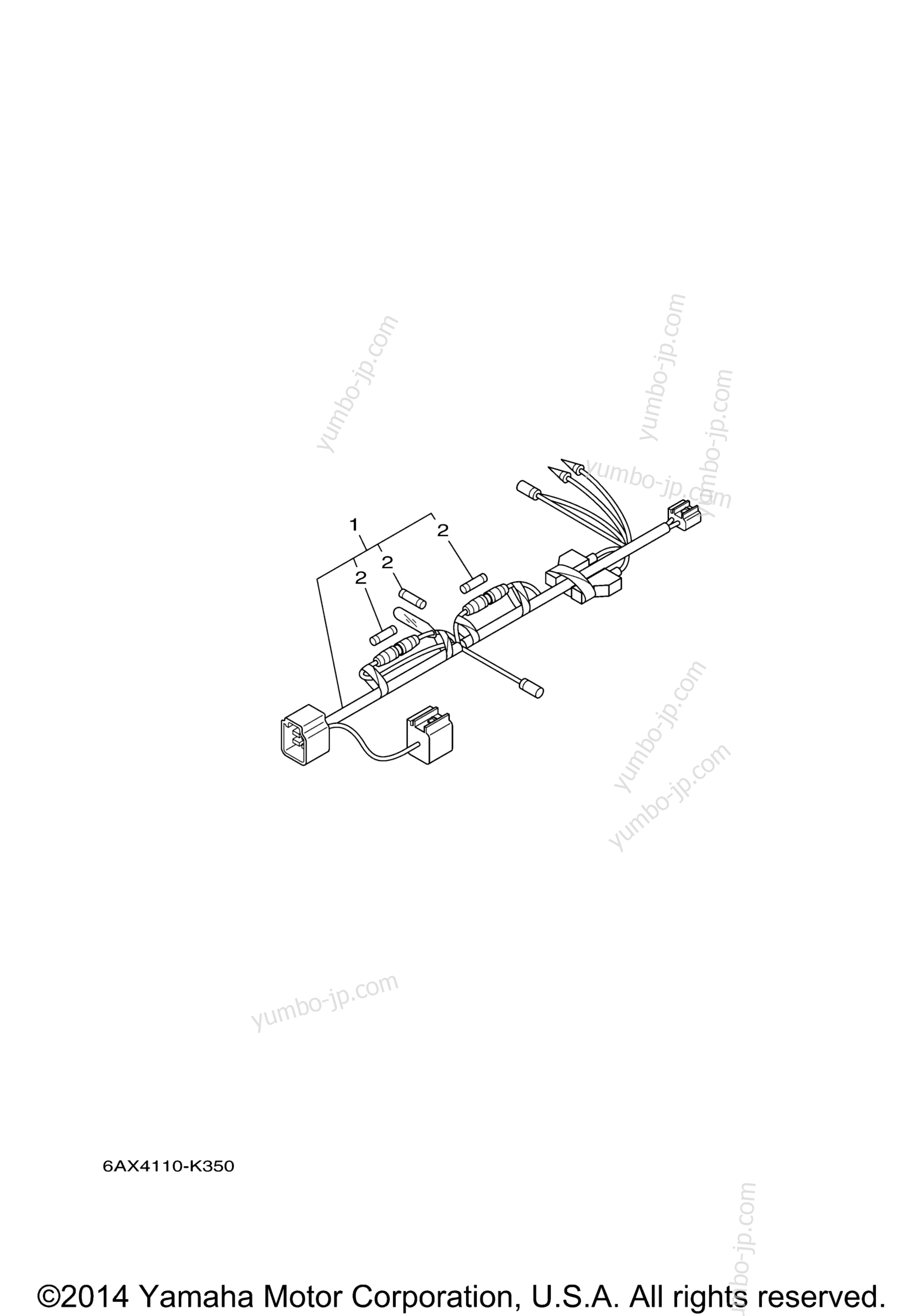 OPTIONAL PARTS for outboards YAMAHA LF350UCA_0 (0411) 2006 year
