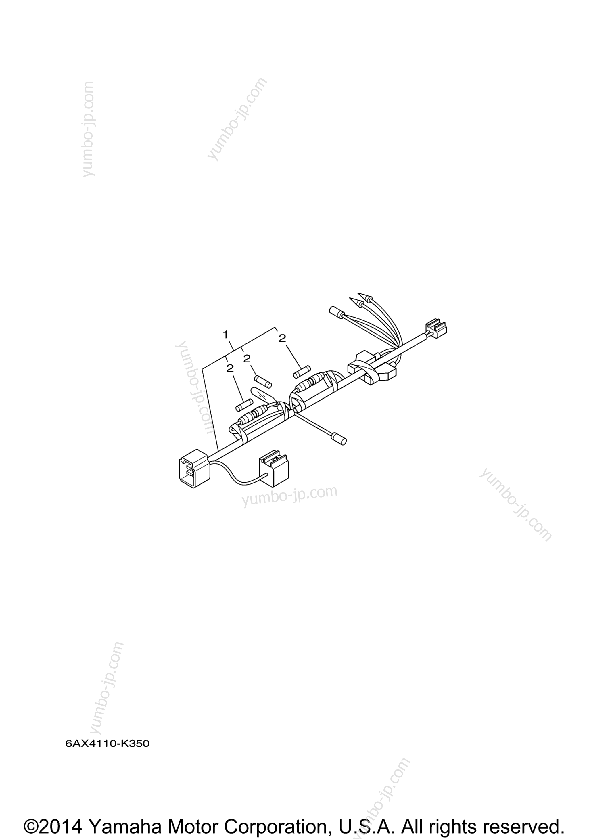Optional Parts 1 for outboards YAMAHA LF300XCA (0114) 2006 year