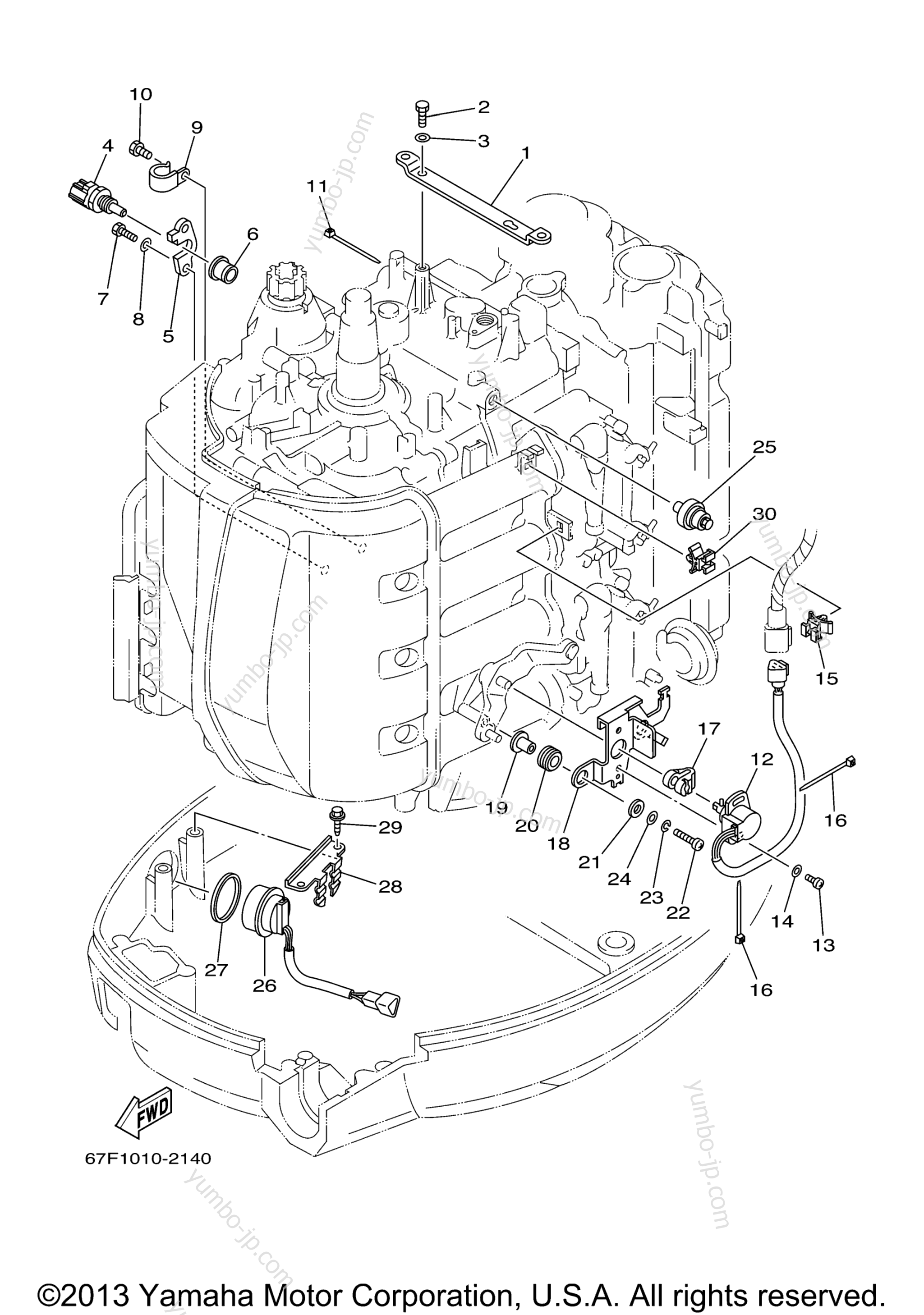 Electrical 3 для лодочных моторов YAMAHA F90TLRB 2003 г.