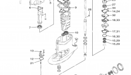 Repair Kit 2 для лодочного мотора YAMAHA F70LA (0116)2006 г. 