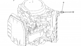Electrical 4 для лодочного мотора YAMAHA SX150TLRY2000 г. 