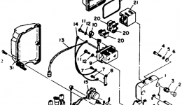 Electric Parts 3 for лодочного мотора YAMAHA L250TXRR1993 year 