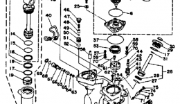 Power Trim Tilt Assy for лодочного мотора YAMAHA V6SPECIALX1984 year 
