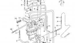 Fuel Injection Pump 2 для лодочного мотора YAMAHA LF350TXR (0408)2006 г. 