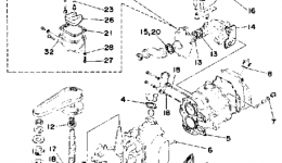 Repair Kit 1 для лодочного мотора YAMAHA FT9.9ERLD1990 г. 
