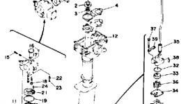 Repair Kit для лодочного мотора YAMAHA 3MSHR1993 г. 