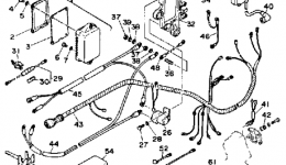 Electric Parts для лодочного мотора YAMAHA 90ETLG-JD1988 г. 