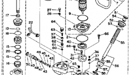 Power Trim Tilt Assy for лодочного мотора YAMAHA 90ETLF-JD1989 year 