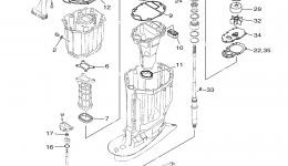 Repair Kit 2 для лодочного мотора YAMAHA F225XCA_04 (0411)2006 г. 