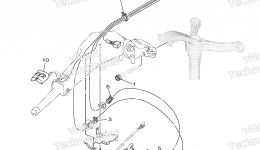 Optional Parts 6 для лодочного мотора YAMAHA F25LWTC (1216)2006 г. 