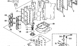 Repair Kit 1 для лодочного мотора YAMAHA C150TXRX1999 г. 