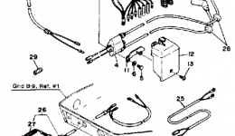 Electrical для лодочного мотора YAMAHA FT9.9ELJ1986 г. 