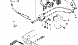 Electric Parts для лодочного мотора YAMAHA F9.9MLHT1995 г. 