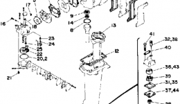 Repair Kit for лодочного мотора YAMAHA 8LG1988 year 