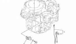 Optional Parts 1 для лодочного мотора YAMAHA F6AMSH (0608)2006 г. 