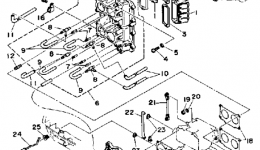 Intake для лодочного мотора YAMAHA C115TXRQ1992 г. 